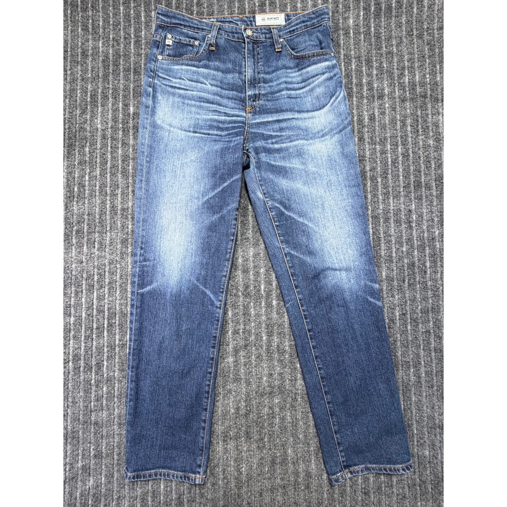 AG The Phoebe Jeans Womens 29 High‎ Rise Straight Leg Casual Chic Designer